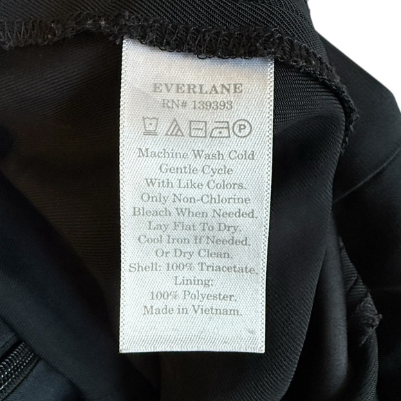 Everlane Womens The Japanese GoWeave Slip Jumpsuit Black Size 4 #1628 - Picture 8 of 8